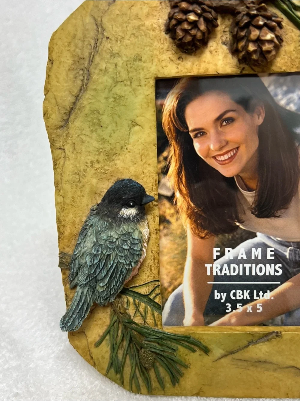 Frame Traditions Rustic Bird & Pinecone Picture Frame